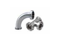 Durable Stainless Steel Sanitary Fittings Pipe Connectors 3A Hygienic Standard
